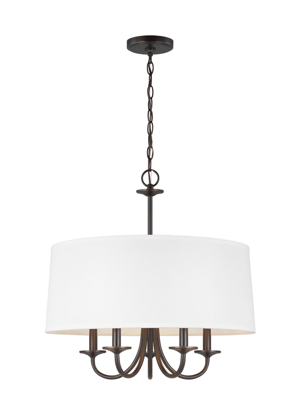 Generation Lighting Canada - Five Light Chandelier - Seville - Bronze- Union Lighting Luminaires Decor