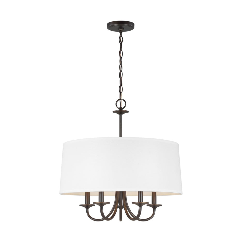 Generation Lighting Canada - Five Light Chandelier - Seville - Bronze- Union Lighting Luminaires Decor