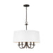 Generation Lighting Canada - Five Light Chandelier - Seville - Bronze- Union Lighting Luminaires Decor