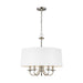 Generation Lighting Canada - Five Light Chandelier - Seville - Brushed Nickel- Union Lighting Luminaires Decor