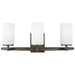 Generation Lighting Canada - Three Light Wall / Bath - Alturas - Brushed Oil Rubbed Bronze- Union Lighting Luminaires Decor