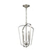 Generation Lighting Canada - Three Light Hall / Foyer Pendant - Romee - Brushed Nickel- Union Lighting Luminaires Decor