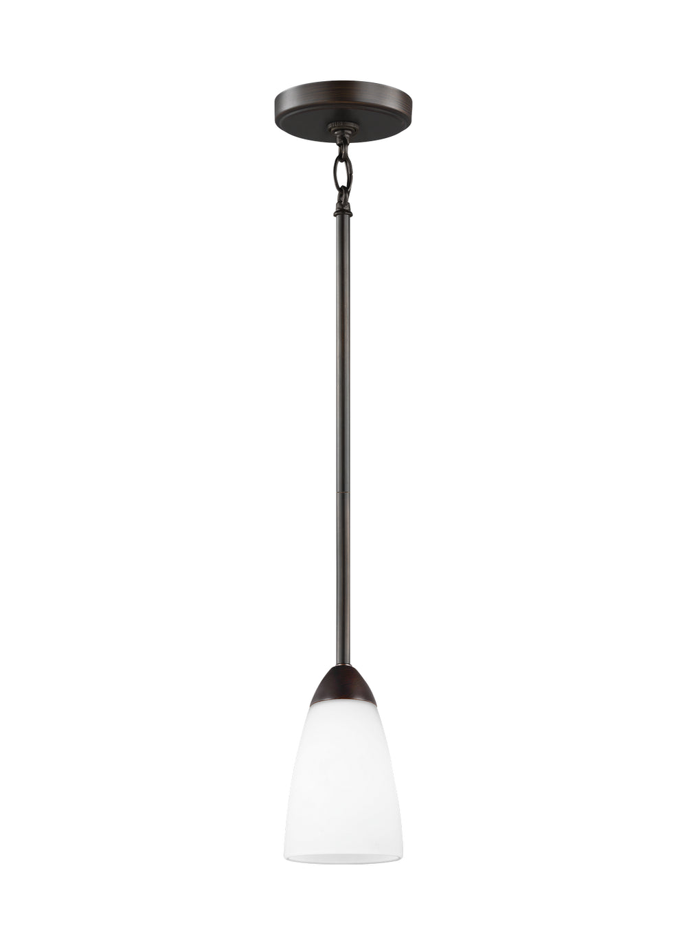 Generation Lighting Canada - One Light Mini-Pendant - Seville - Bronze- Union Lighting Luminaires Decor
