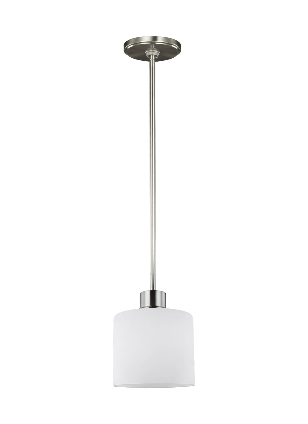 Generation Lighting Canada - One Light Mini-Pendant - Canfield - Brushed Nickel- Union Lighting Luminaires Decor
