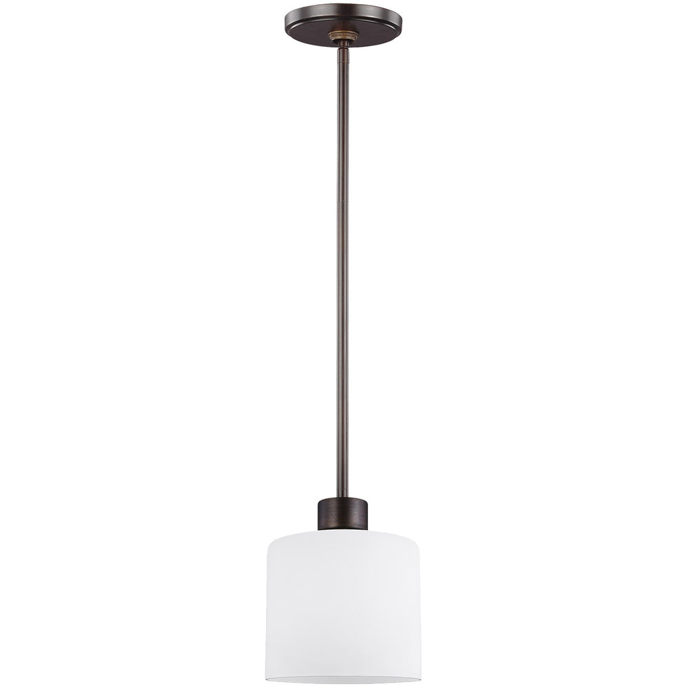 Generation Lighting Canada - One Light Mini-Pendant - Canfield - Bronze- Union Lighting Luminaires Decor