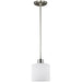 Generation Lighting Canada - One Light Mini-Pendant - Canfield - Brushed Nickel- Union Lighting Luminaires Decor