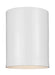 Visual Comfort Studio Canada - One Light Outdoor Flush Mount - Outdoor Cylinders - White- Union Lighting Luminaires Decor