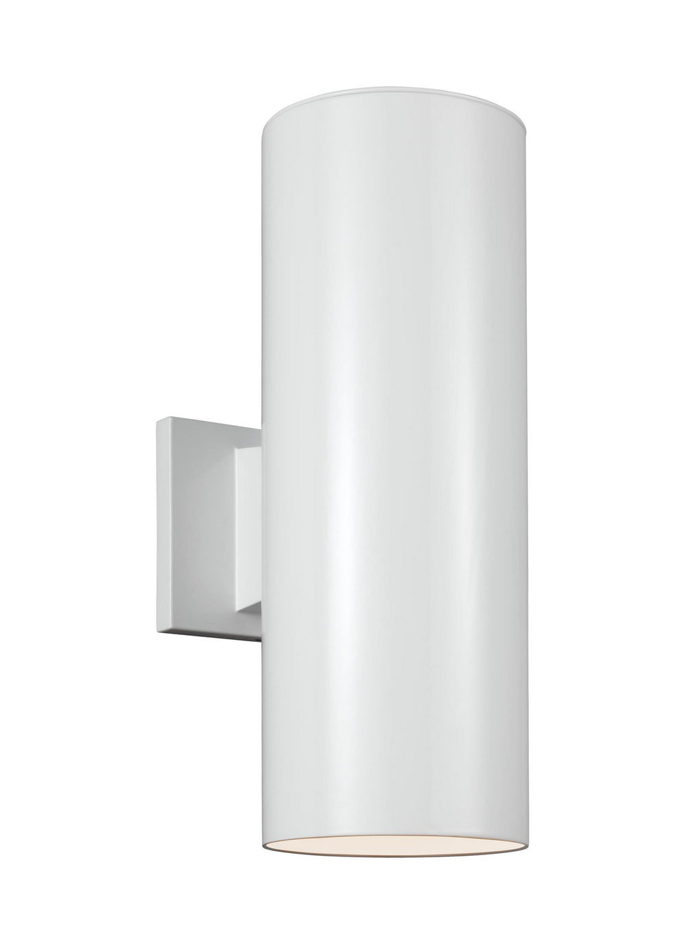 Visual Comfort Studio Canada - Two Light Outdoor Wall Lantern - Outdoor Cylinders - White- Union Lighting Luminaires Decor