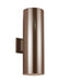 Visual Comfort Studio Canada - Two Light Outdoor Wall Lantern - Outdoor Cylinders - Bronze- Union Lighting Luminaires Decor