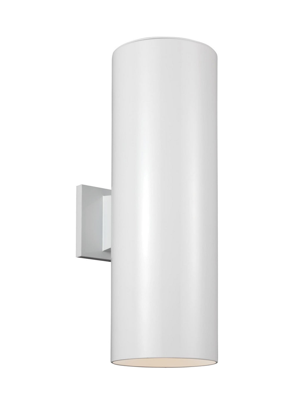 Visual Comfort Studio Canada - Two Light Outdoor Wall Lantern - Outdoor Cylinders - White- Union Lighting Luminaires Decor