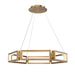 Modern Forms Canada - LED Chandelier - Mies - Aged Brass- Union Lighting Luminaires Decor
