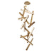 Modern Forms Canada - LED Chandelier - Chaos - Aged Brass- Union Lighting Luminaires Decor
