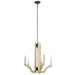 Kichler Canada - Five Light Chandelier - Botanica - Anvil Iron- Union Lighting Luminaires Decor