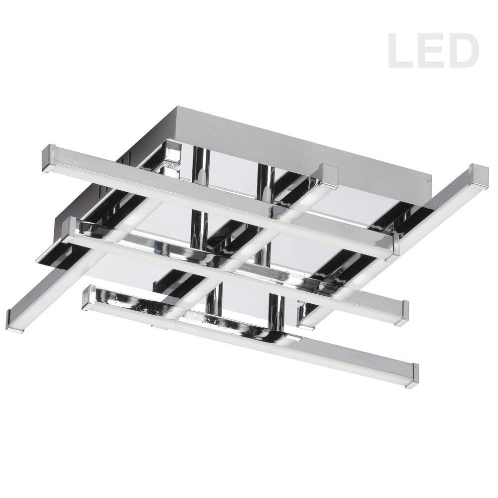 Dainolite Canada - LED Flush Mount - Summit - Polished Chrome- Union Lighting Luminaires Decor
