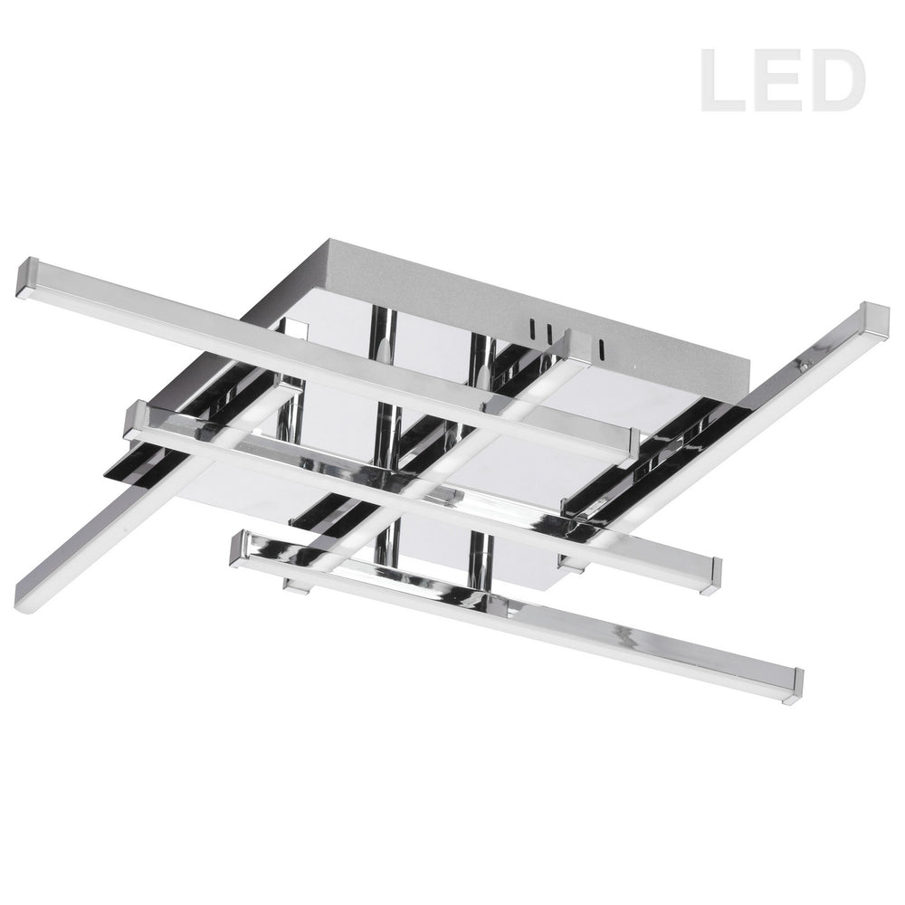 Dainolite Canada - LED Flush Mount - Summit - Polished Chrome- Union Lighting Luminaires Decor