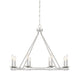 Savoy House - Eight Light Chandelier - Middleton - Satin Nickel- Union Lighting Luminaires Decor