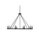 Savoy House - Ten Light Chandelier - Middleton - Matte Black- Union Lighting Luminaires Decor