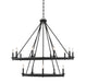 Savoy House - 15 Light Chandelier - Middleton - Matte Black- Union Lighting Luminaires Decor