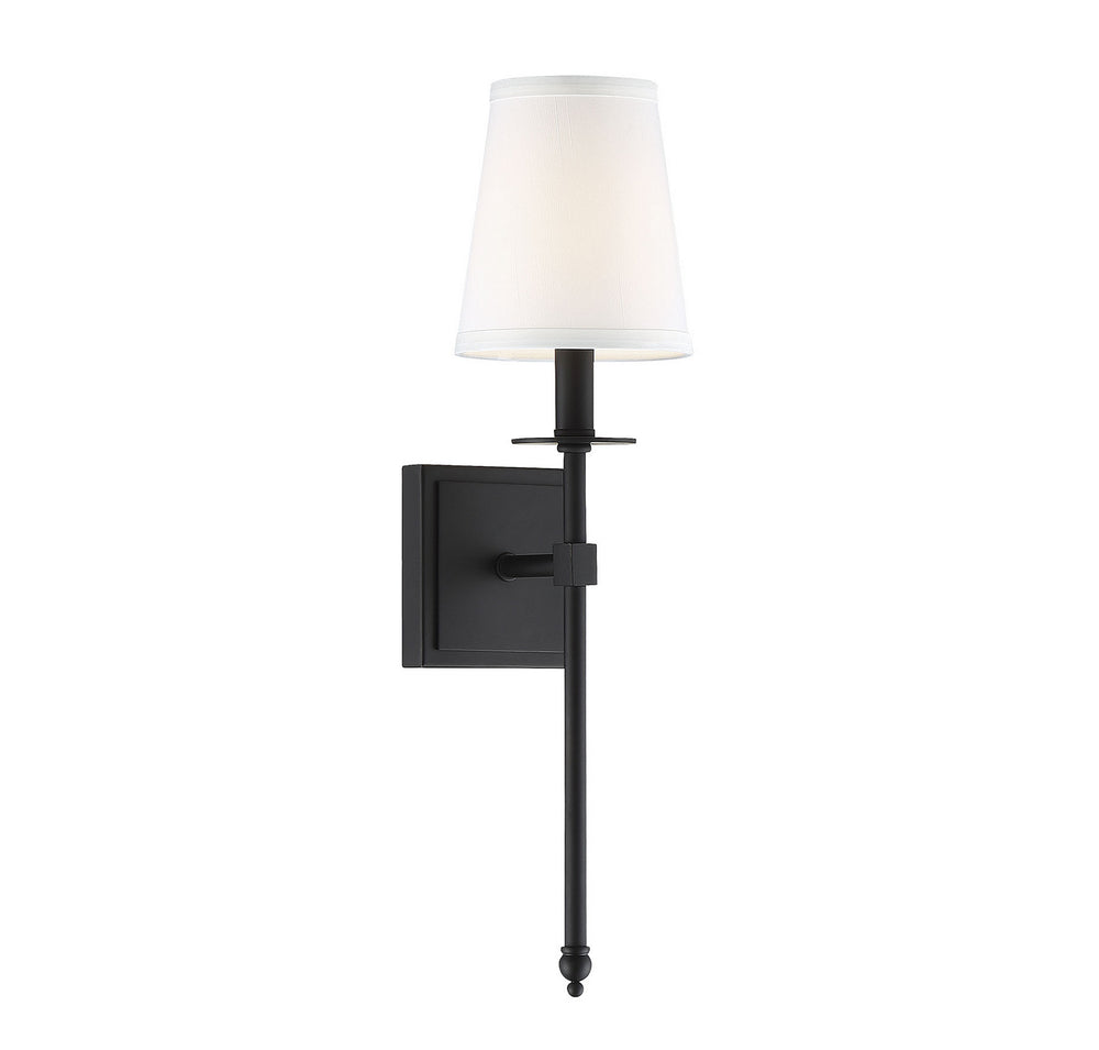 Savoy House Canada - One Light Wall Sconce - Monroe - Matte Black- Union Lighting Luminaires Decor