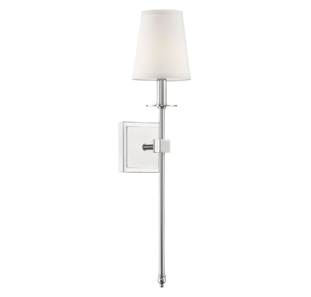 Savoy House Canada - One Light Wall Sconce - Monroe - Polished Nickel- Union Lighting Luminaires Decor