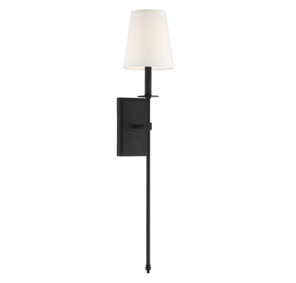 Savoy House Canada - One Light Wall Sconce - Monroe - Matte Black- Union Lighting Luminaires Decor
