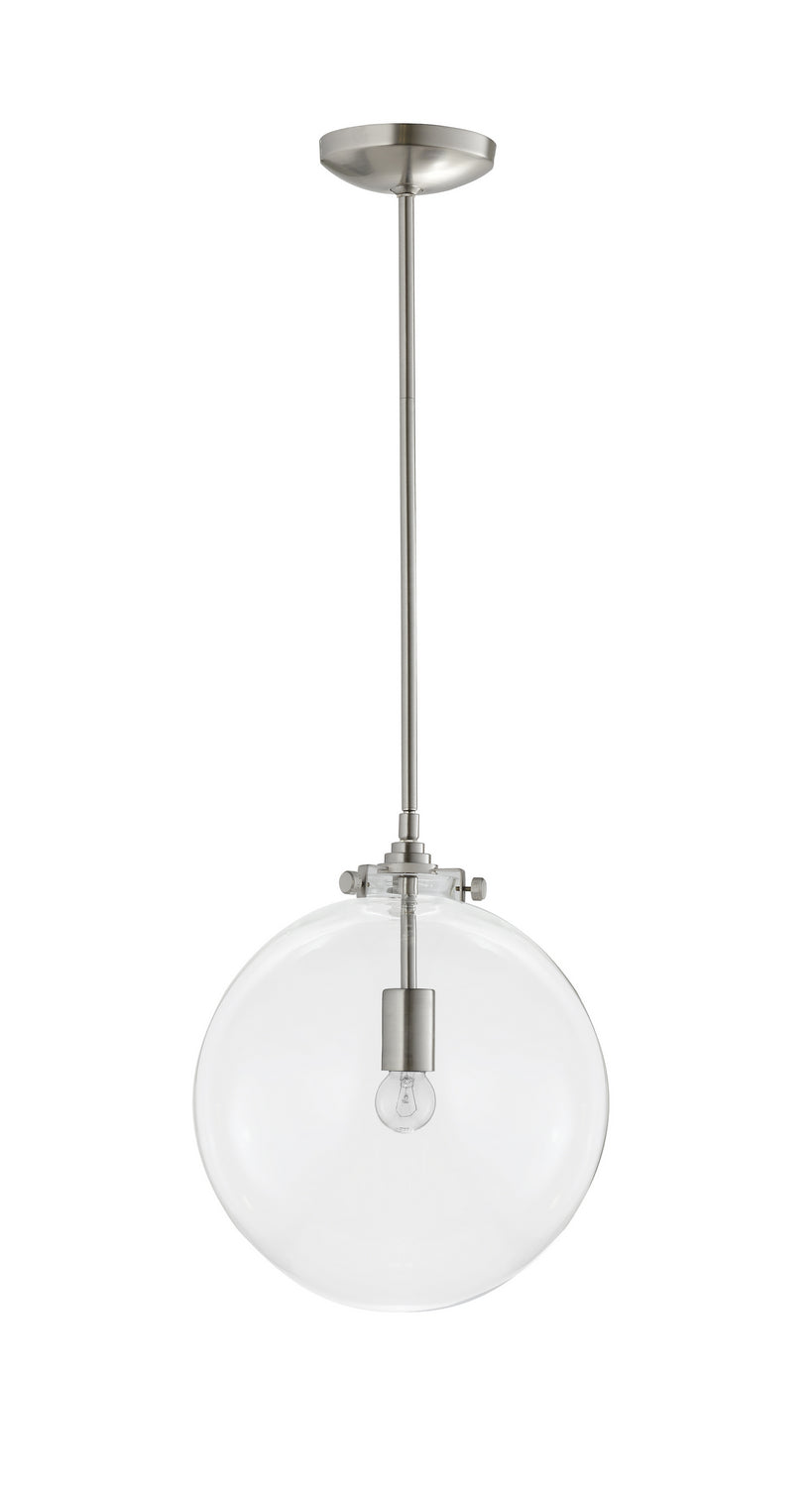 Matteo Canada - One Light Pendant - Menton - Brushed Nickel- Union Lighting Luminaires Decor