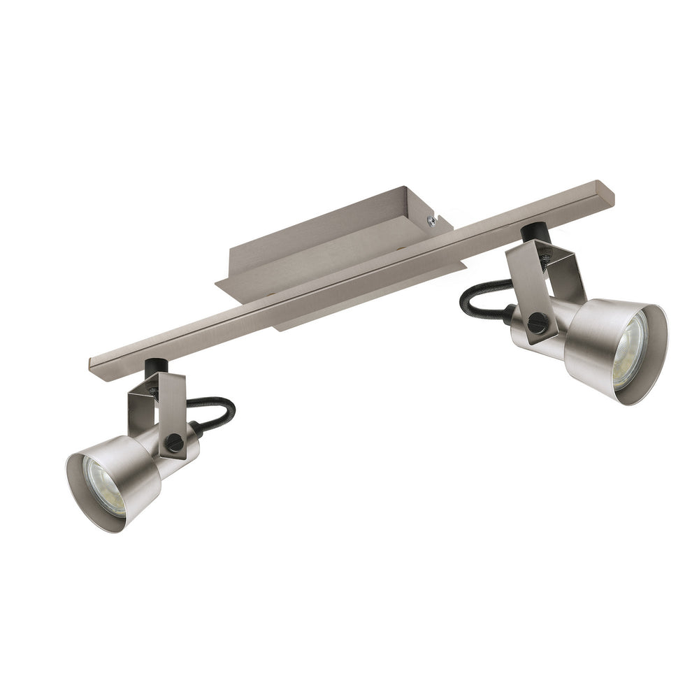 Eglo Canada - Two Light Track - Trillo 1 - Matte Nickel- Union Lighting Luminaires Decor