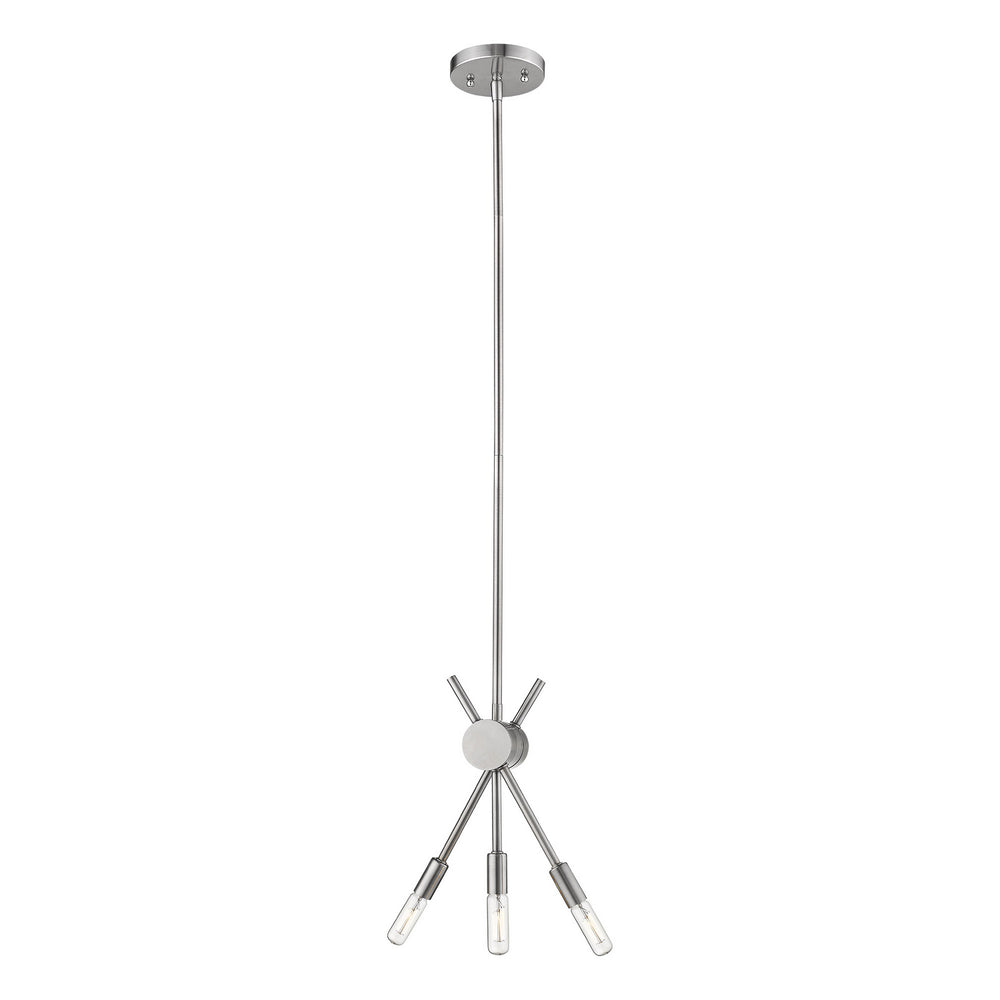 Eglo Canada - Three Light Pendant - Willlsboro - Polished Nickel- Union Lighting Luminaires Decor