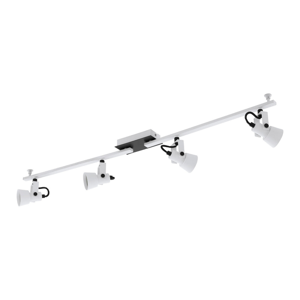 Eglo Canada - Four Light Track - Trillo - White & Black- Union Lighting Luminaires Decor