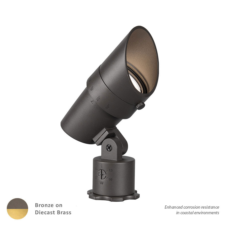 W.A.C. Canada - LED Accent Light - 5012 - Bronze on Brass- Union Lighting Luminaires Decor