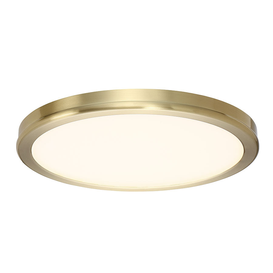 W.A.C. Canada - LED Flush Mount - Geos - Brushed Brass- Union Lighting Luminaires Decor