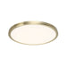 W.A.C. Canada - LED Flush Mount - Geos - Brushed Brass- Union Lighting Luminaires Decor