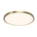 W.A.C. Canada - LED Flush Mount - Geos - Brushed Brass- Union Lighting Luminaires Decor