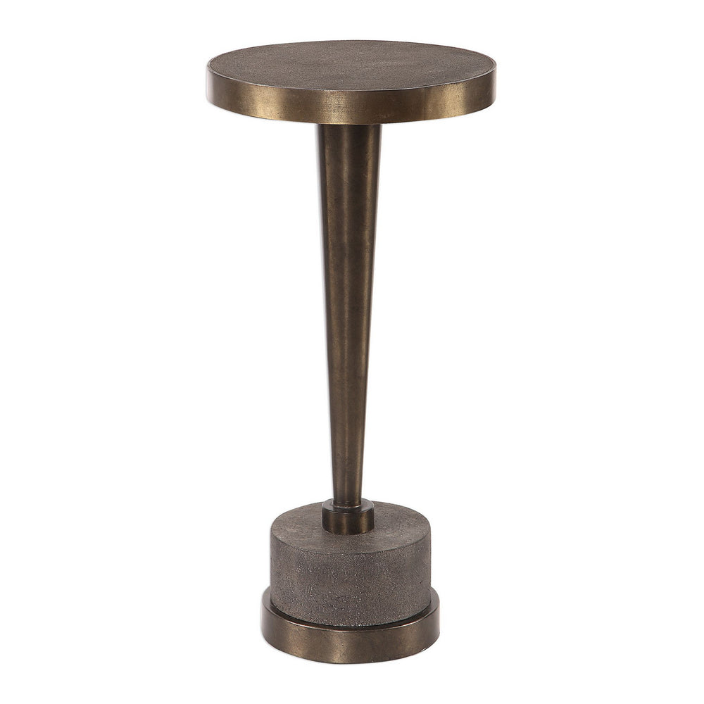 Uttermost - Accent Table - Masika - Oxidized Bronze Steel- Union Lighting Luminaires Decor