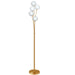 Dainolite Canada - Five Light Floor Lamp - Aged Brass- Union Lighting Luminaires Decor