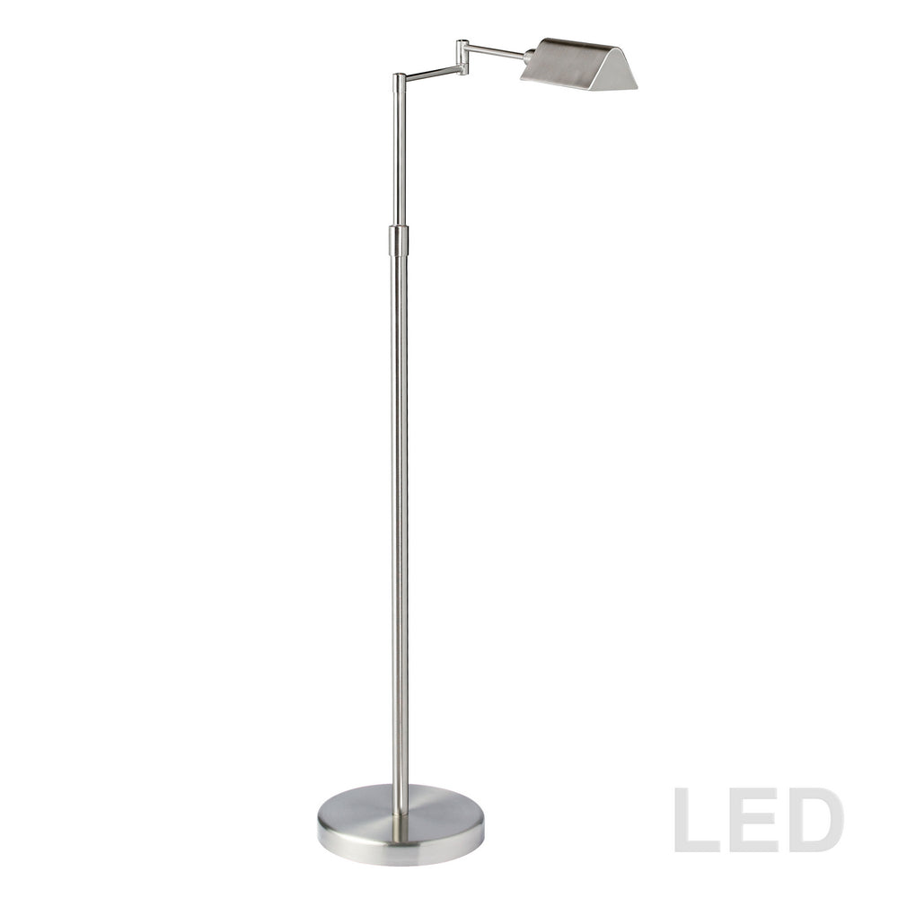 Dainolite Canada - LED Floor Lamp - Satin Nickel- Union Lighting Luminaires Decor