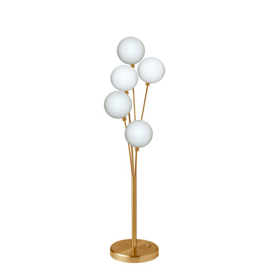 Dainolite Canada - Five Light Table Lamp - Aged Brass- Union Lighting Luminaires Decor