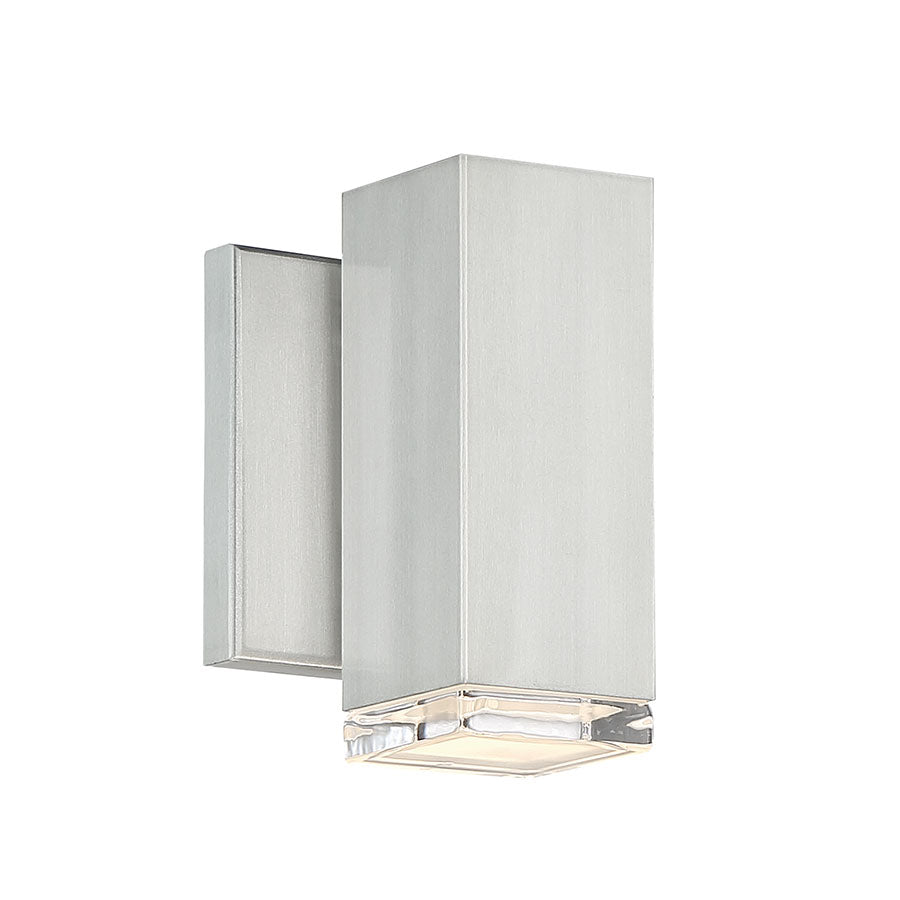 W.A.C. Canada - LED Wall Light - Block - Brushed Aluminum- Union Lighting Luminaires Decor