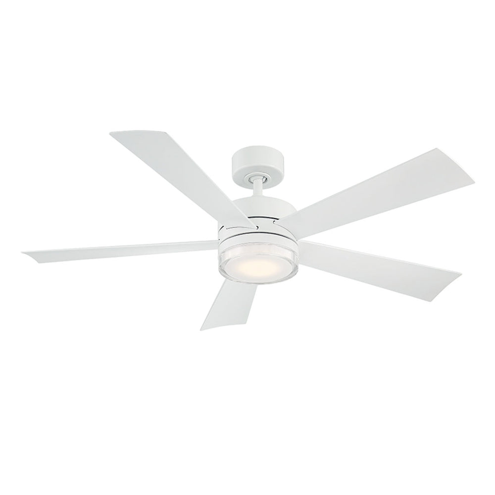 Modern Forms Fans Canada - 52" Ceiling Fan - Wynd - Matte White- Union Lighting Luminaires Decor