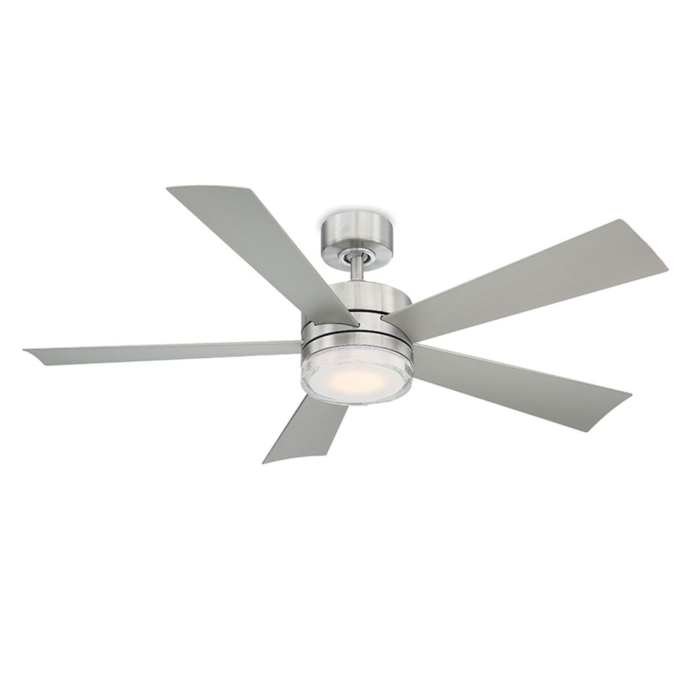 Modern Forms Fans Canada - 52" Ceiling Fan - Wynd - Stainless Steel- Union Lighting Luminaires Decor
