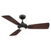 Modern Forms Fans Canada - 52" Ceiling Fan - Mykonos - Bronze/Dark Walnut- Union Lighting Luminaires Decor