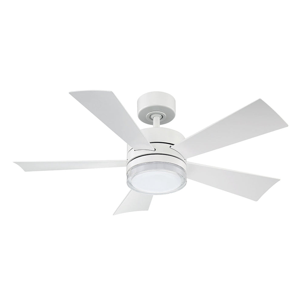 Modern Forms Fans Canada - 42"Ceiling Fan - Wynd - Matte White- Union Lighting Luminaires Decor
