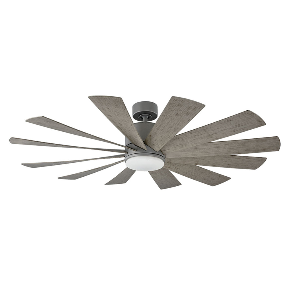 Modern Forms Fans Canada - 60"Ceiling Fan - Windflower - Graphite/Weathered Gray- Union Lighting Luminaires Decor