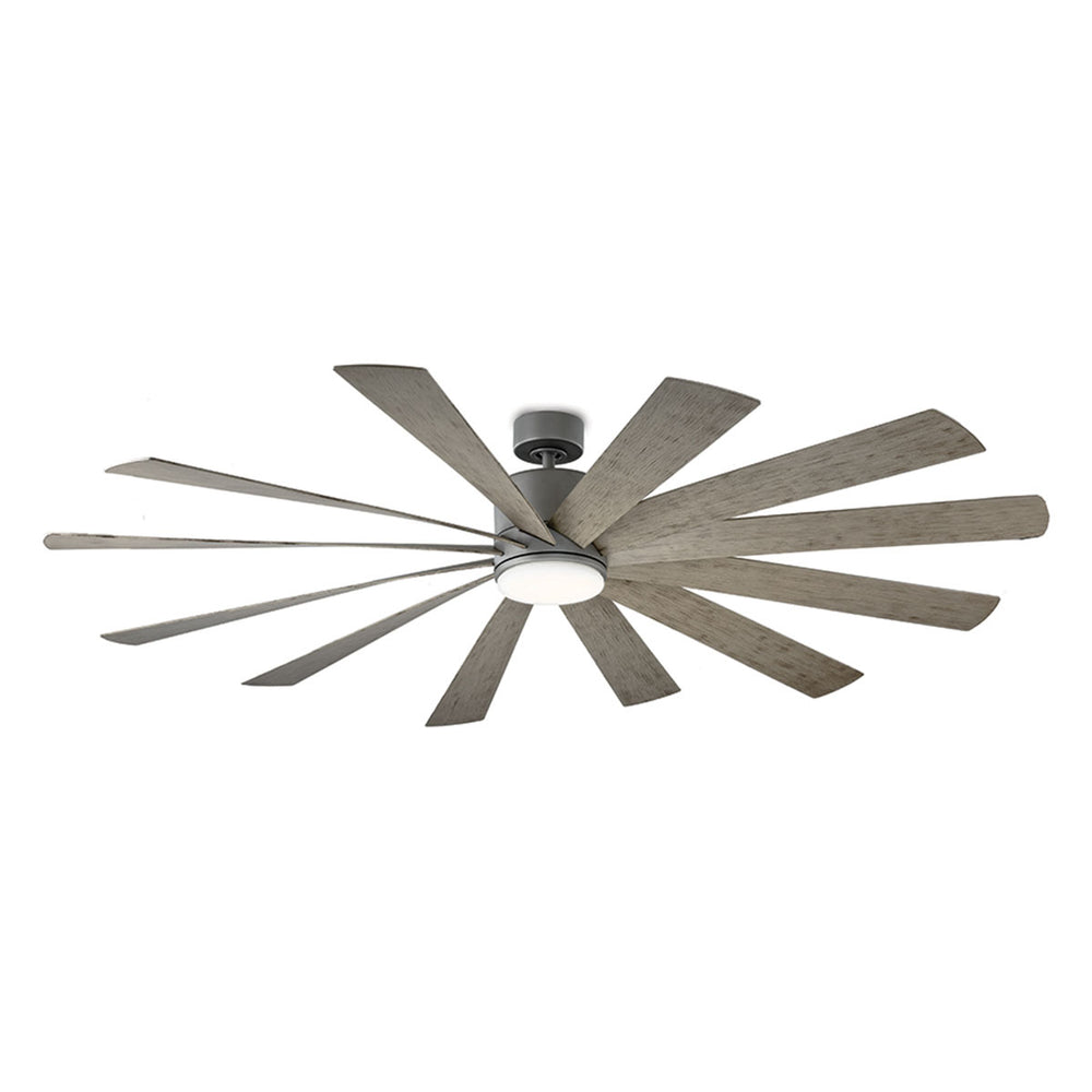 Modern Forms Fans Canada - 80"Ceiling Fan - Windflower - Graphite/Weathered Gray- Union Lighting Luminaires Decor