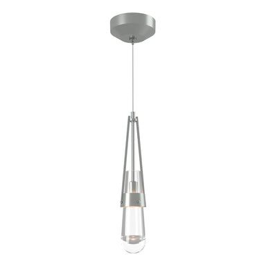 Hubbardton Forge - One Light Mini Pendant - Link - Vintage Platinum- Union Lighting Luminaires Decor
