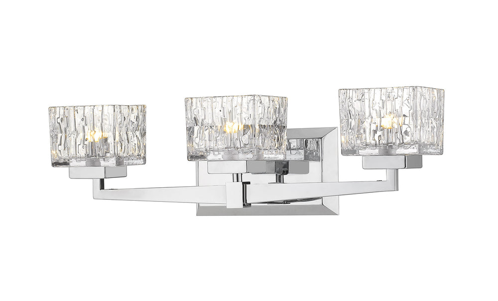Z-Lite Canada - Three Light Vanity - Rubicon - Chrome- Union Lighting Luminaires Decor