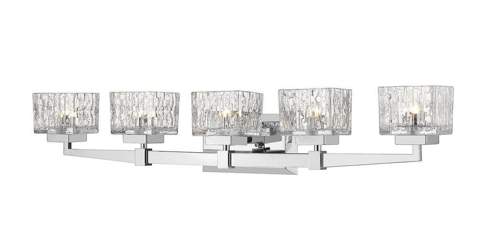Z-Lite Canada - Five Light Vanity - Rubicon - Chrome- Union Lighting Luminaires Decor