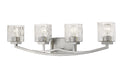 Z-Lite Canada - Four Light Vanity - Zaid - Brushed Nickel- Union Lighting Luminaires Decor
