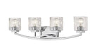 Z-Lite Canada - Four Light Vanity - Zaid - Chrome- Union Lighting Luminaires Decor