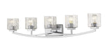 Z-Lite Canada - Five Light Vanity - Zaid - Chrome- Union Lighting Luminaires Decor